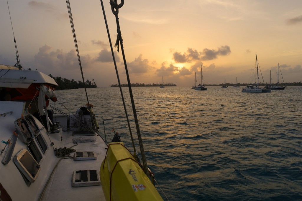 San Blas Jaqueline zonsondergang