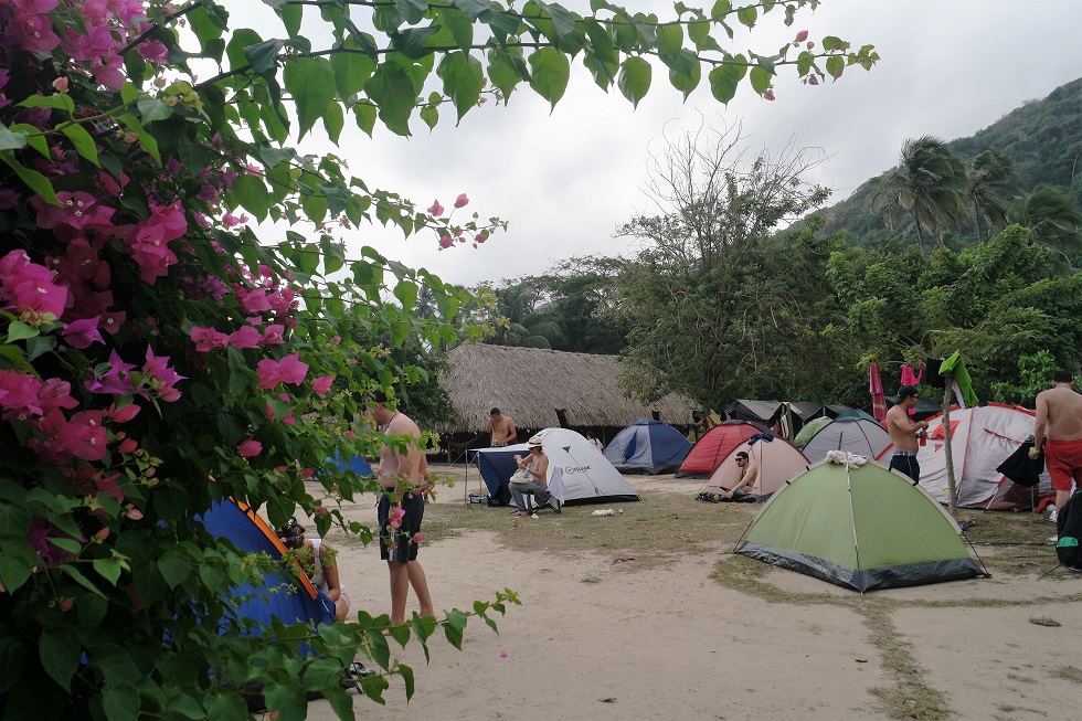 kamperen Tayrona nationaal park