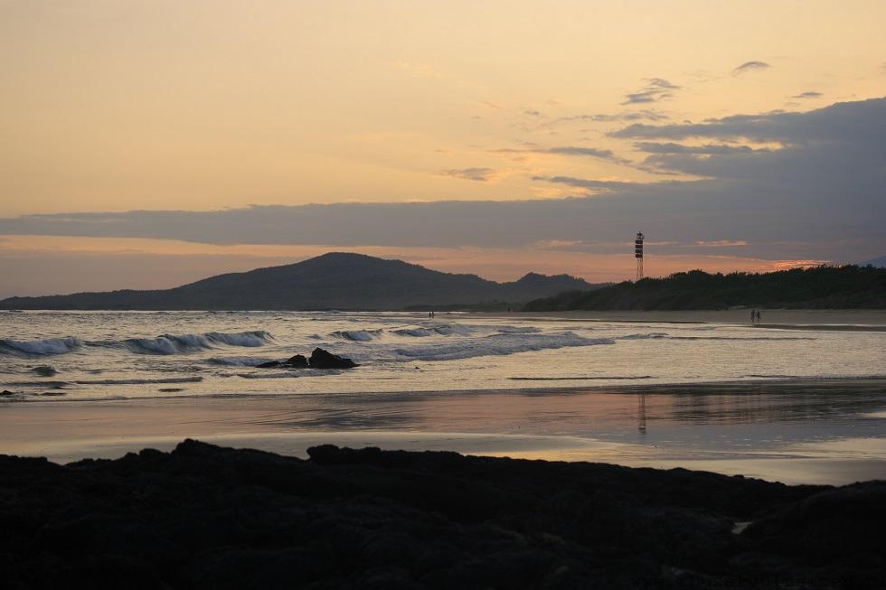 Galapagos zonsondergang