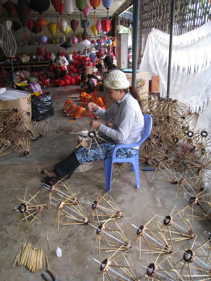 Hoi An lampionnen fabriek Vietnam 1