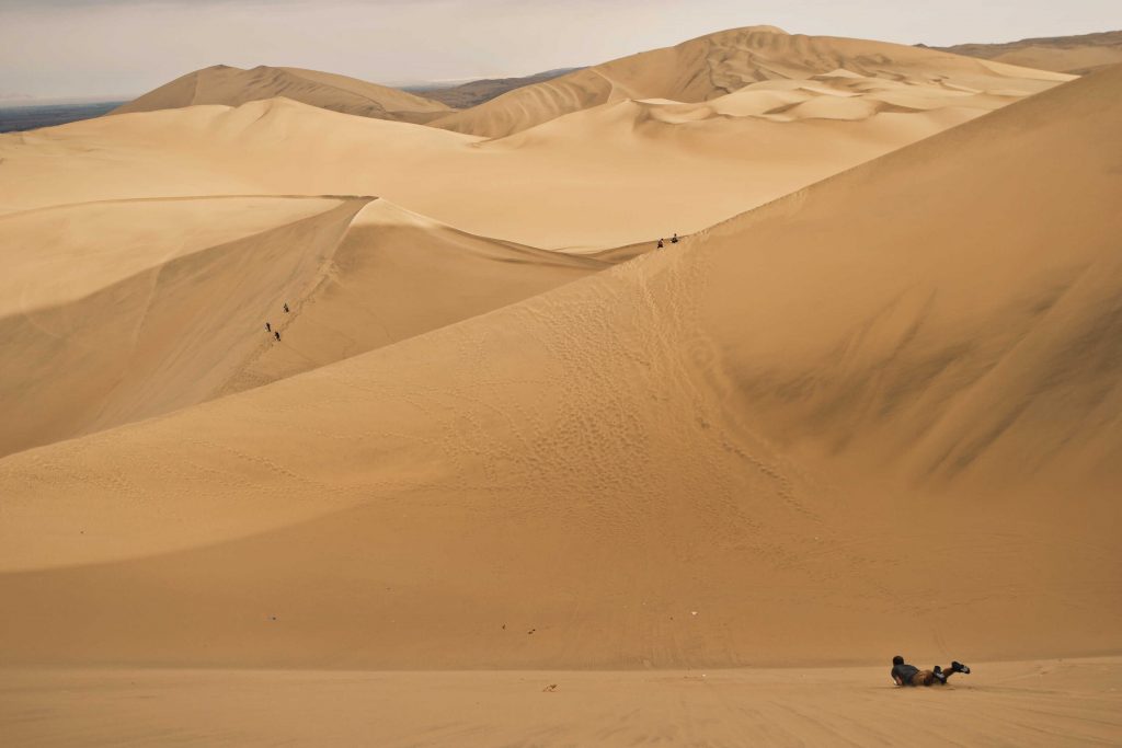 Sandboarden in Huacachina