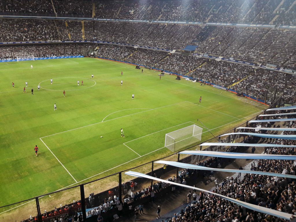 throwback mei: Voetbalwedstrijd Argentinië